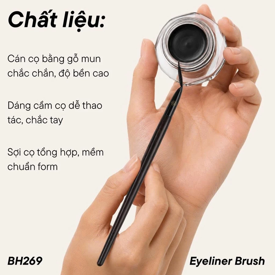 Cọ Kẻ Mắt BH Cosmetics Eyeliner Brush BH269